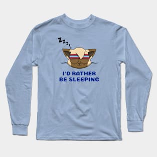 kittyswat Omar I'd Rather Be Sleeping Long Sleeve T-Shirt